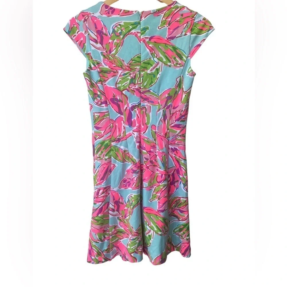 Lilly Pulitzer Multicolor Dress Size XS Mini Beachy Bright Fit and Flare‎ Short